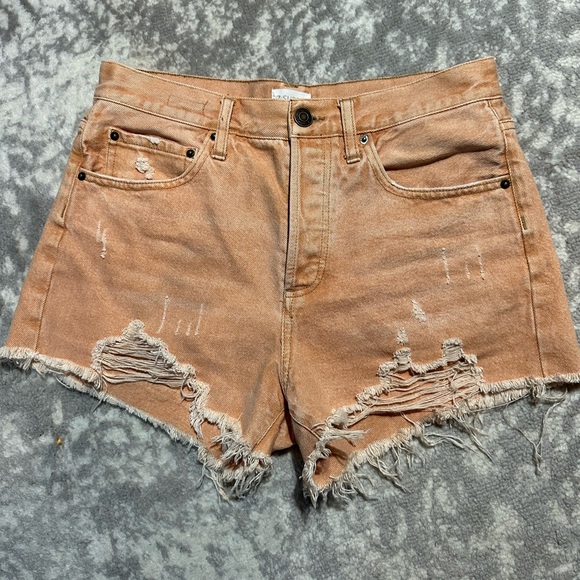 Distressed Z Supply cutoff denim shorts - Picture 1 of 4